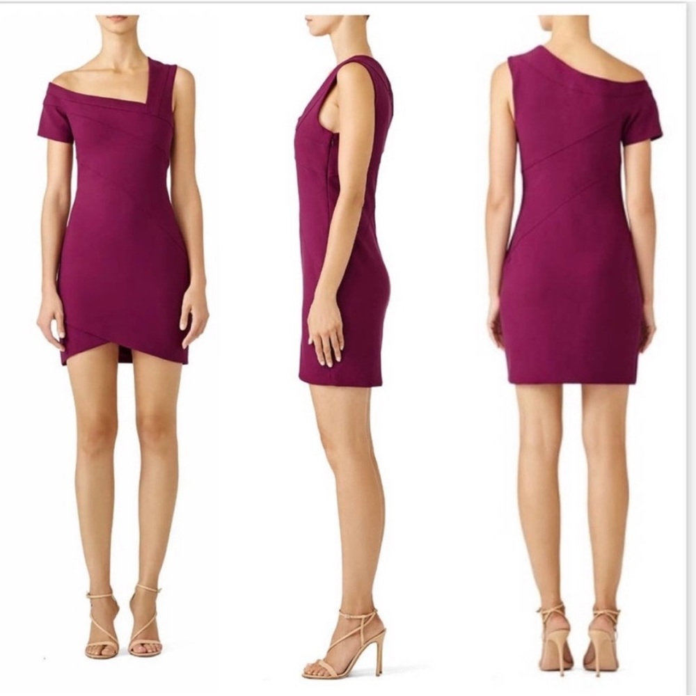 Cinq à Sept Gorgeous Purple Sheath Dress